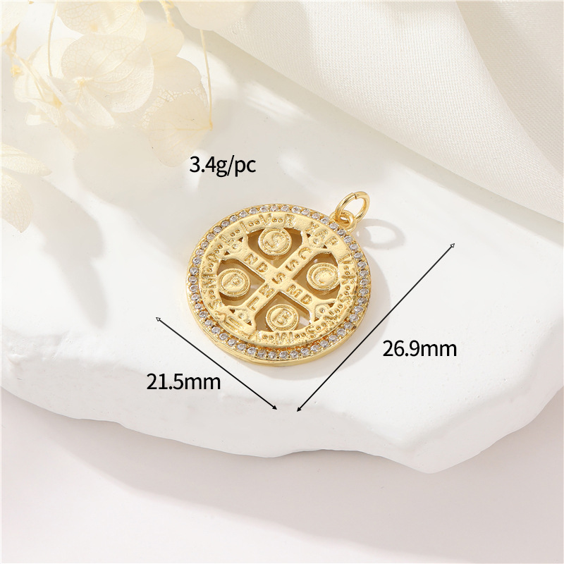 14K gold colour h-12588