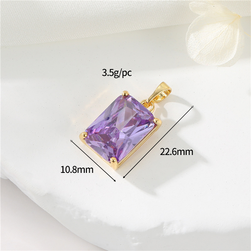 2:14K gold colour h-12845 purple