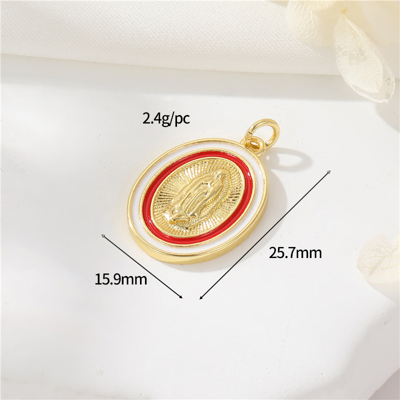 14:14K gold colour h-12656 Red