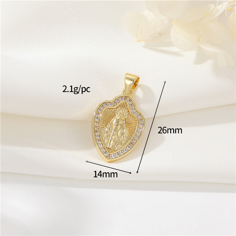 14K gold colour h-12615