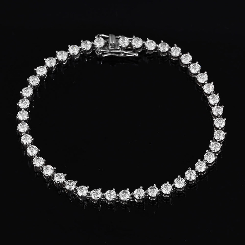 3mm three-claw moissanite 14cm