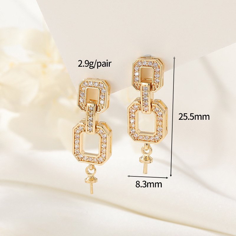 14K gold colour h-8539