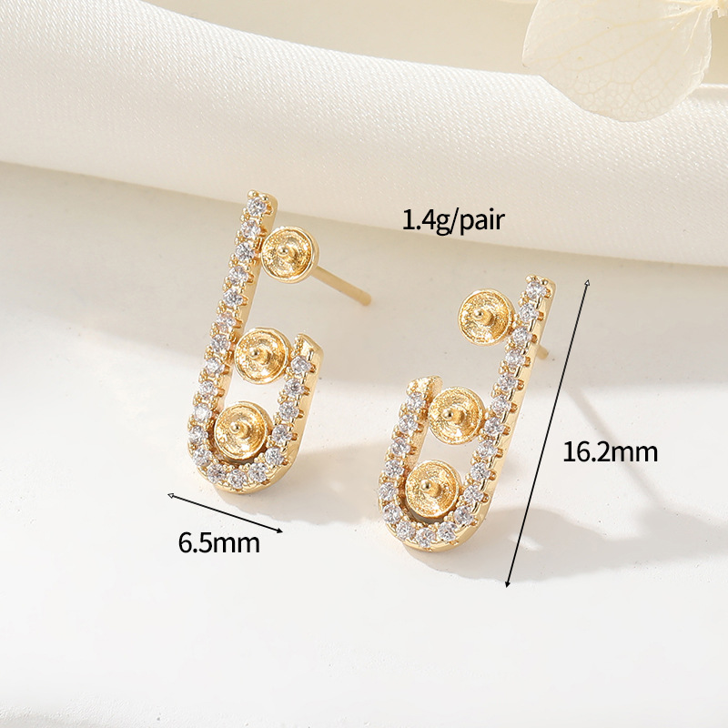 14K gold colour H-12411