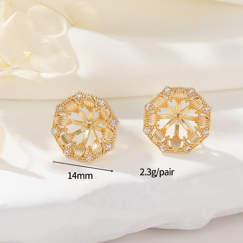 14K gold colour H-12408