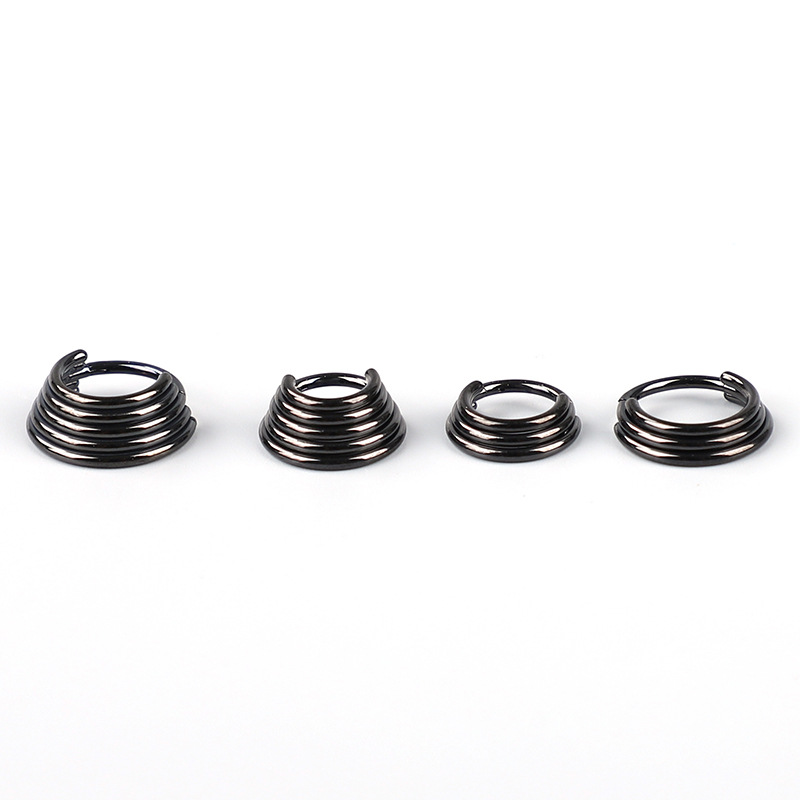 black triple layer 1.2*8mm