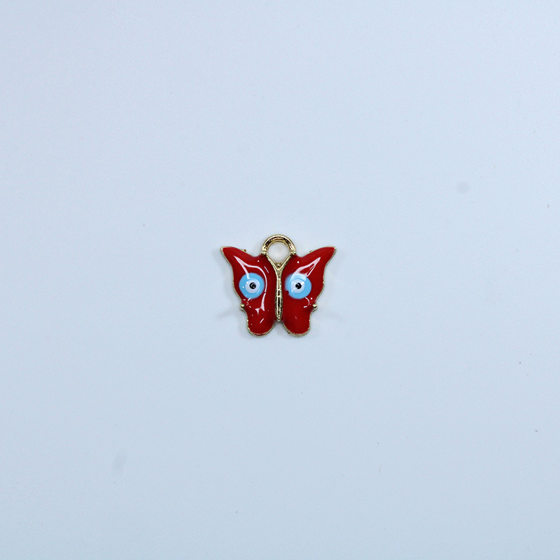 Single hole K gold-red
