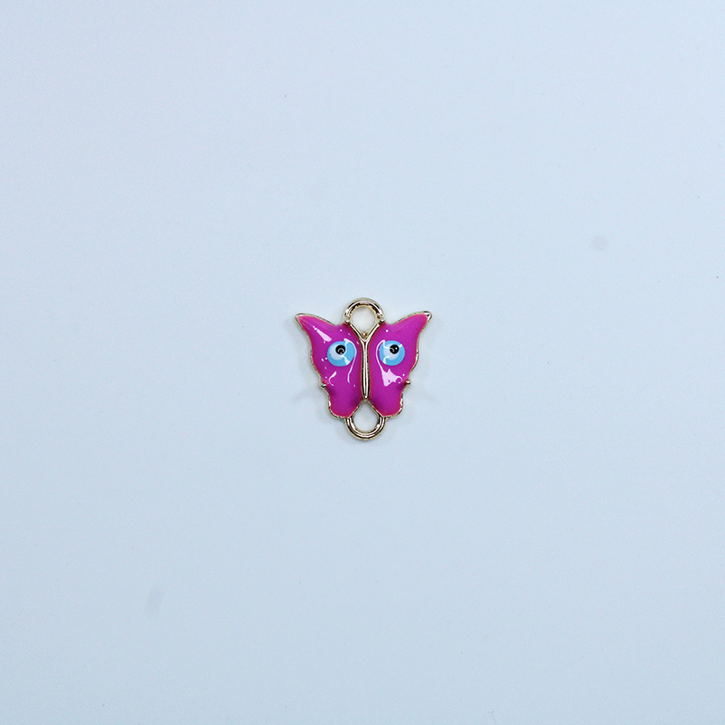 Double hole K gold-Rose Red