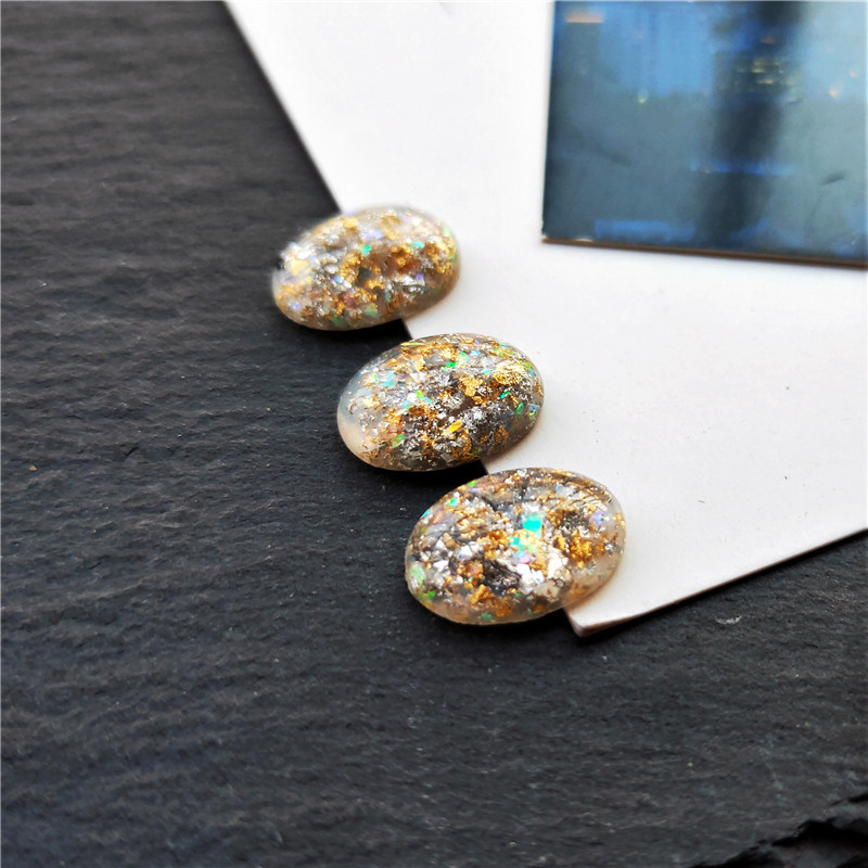 Opal White Magic Color A9-101 Oval 13*18mm