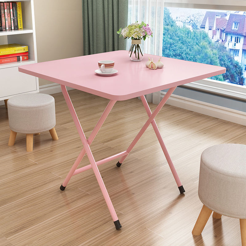 Pink [60*60*50 white horizontal bar legs]]