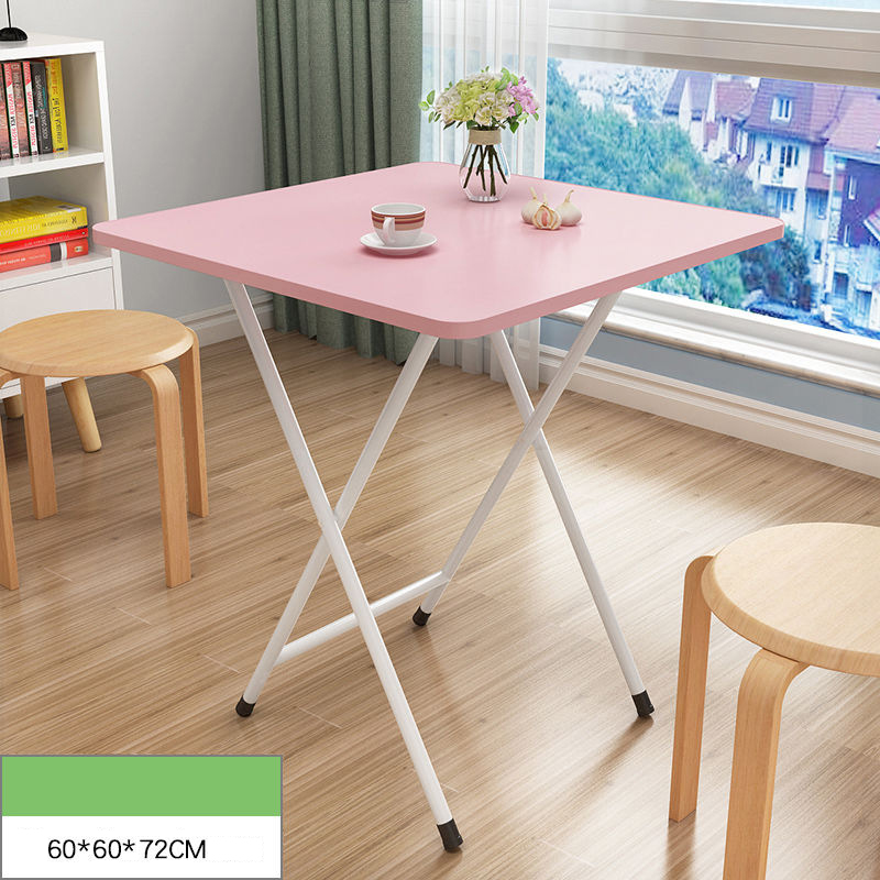 Pink [60*60*70 white horizontal bar legs]]