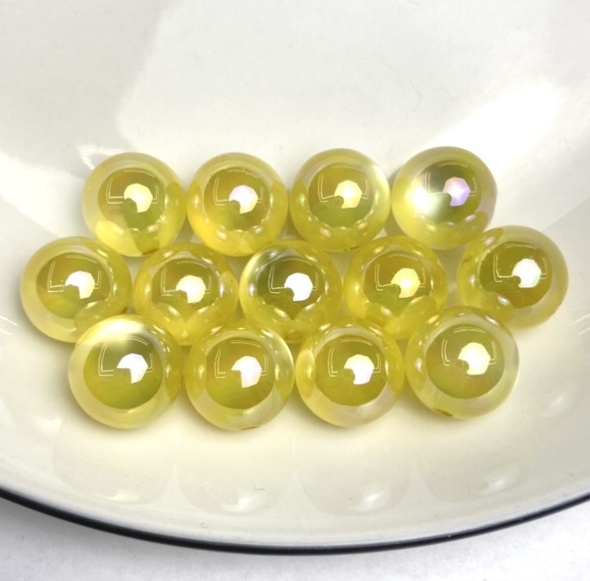 Yellow 8mm,hole 2.1mm