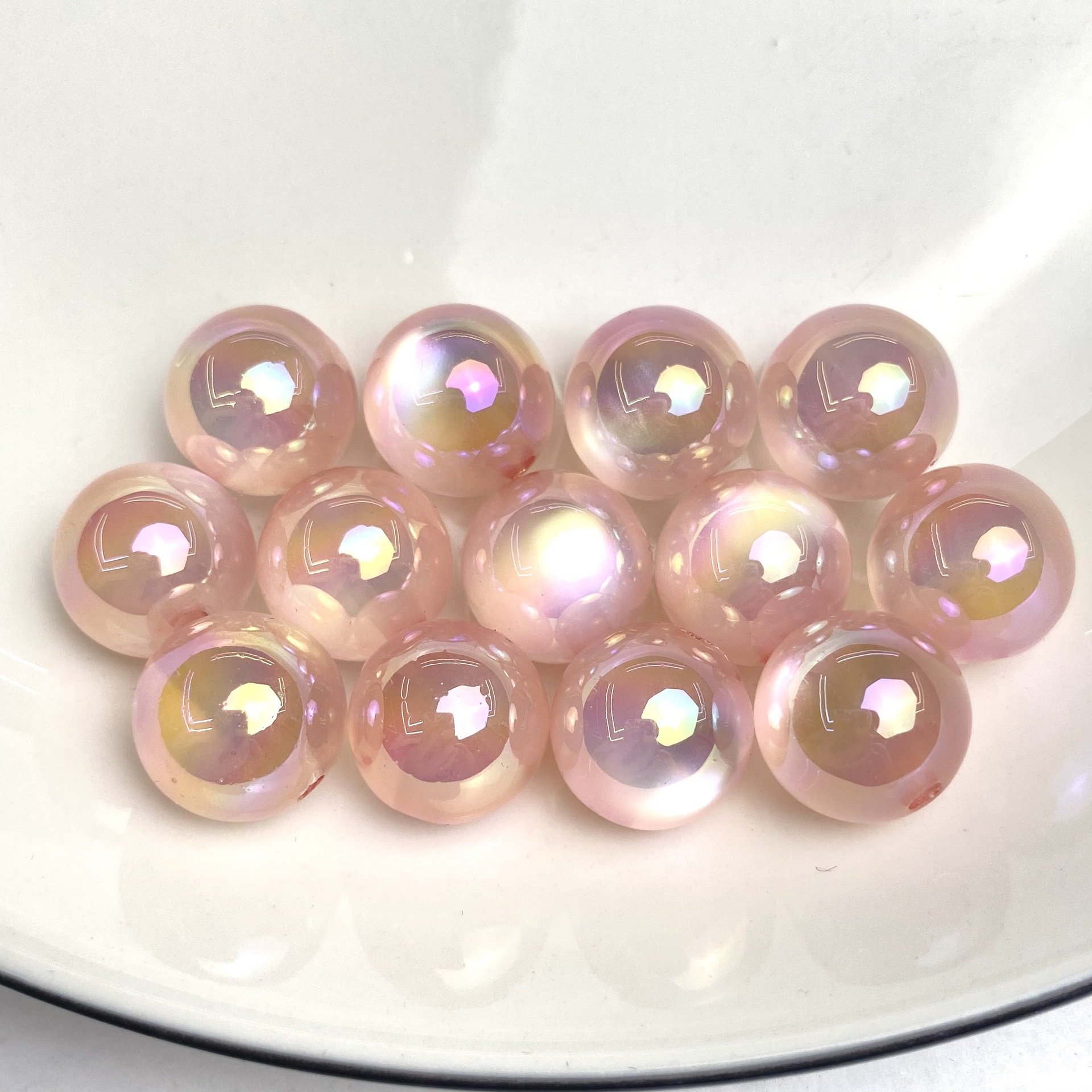 Pink 8mm,hole 2.1mm