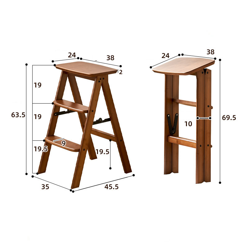 Three-step ladder stool [foldable]