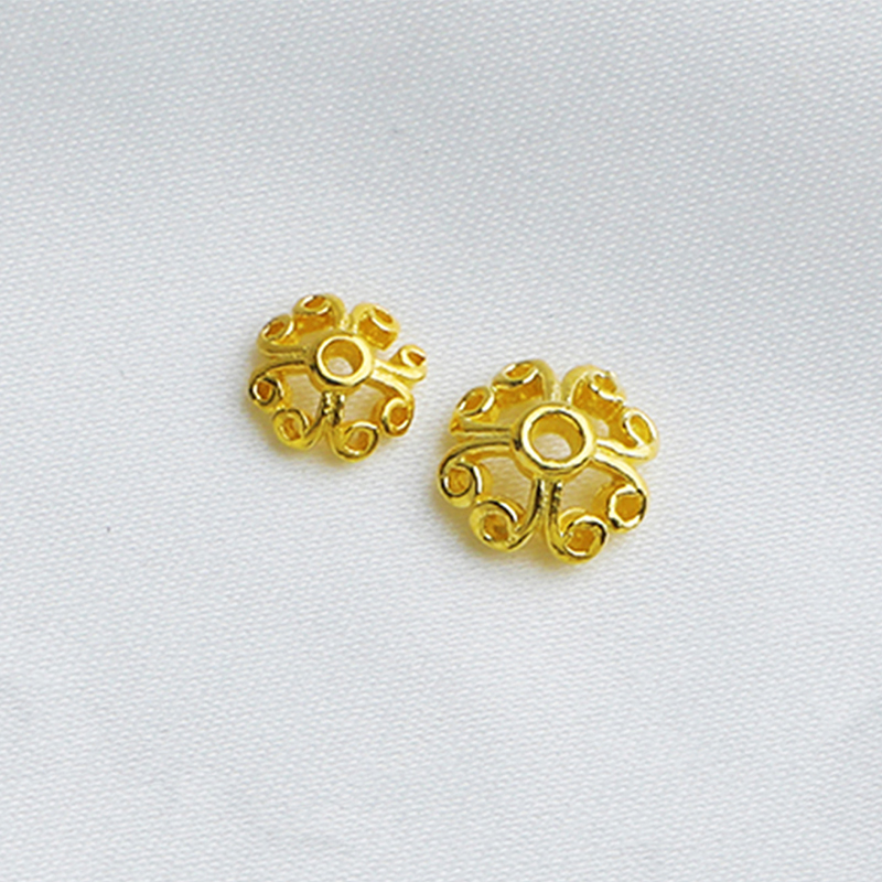 gold color plated 6mm/hole 1.2mm