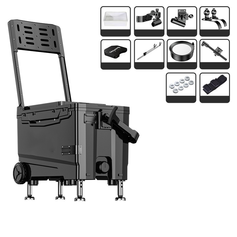 Composite Carbon Black [All Terrain Off-Road Wheel] Master Five-piece Storage Square Box 2.1m Bracket Cushion