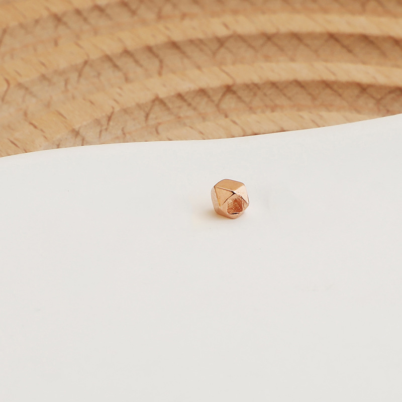 rose gold color plated 2.5mm