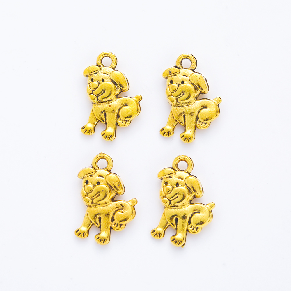 4 antique gold color