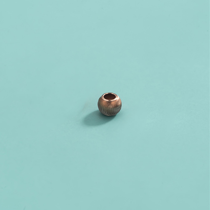 rose gold color plated 2.5mm