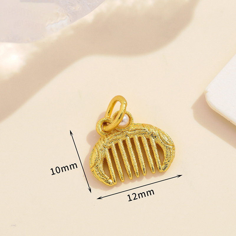 18:18 comb pendant