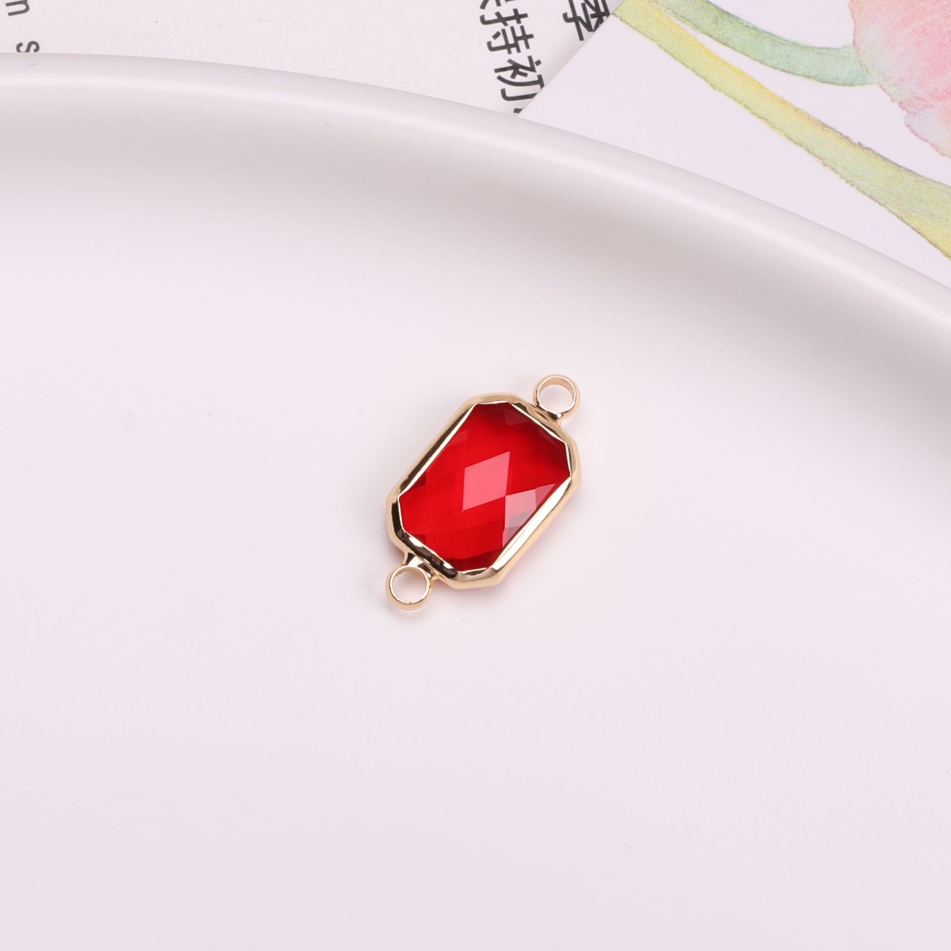 Red Outer 11x 22mm (glass 10x 14mm)