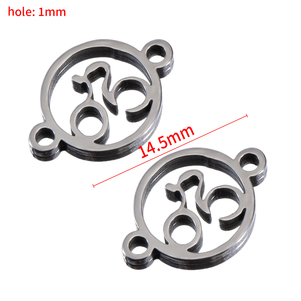 3:Steel color hollow round