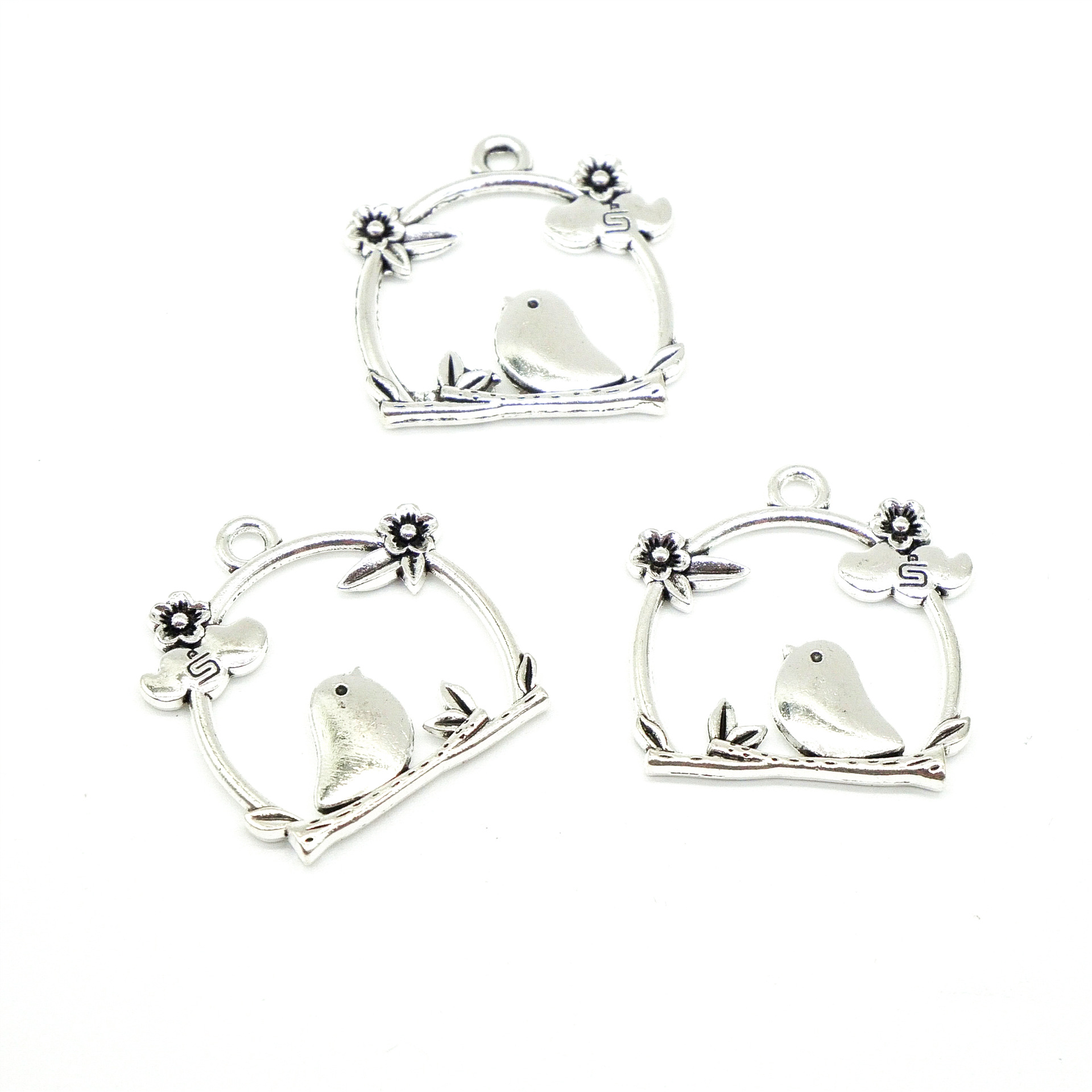 2 античный серебряный цвет