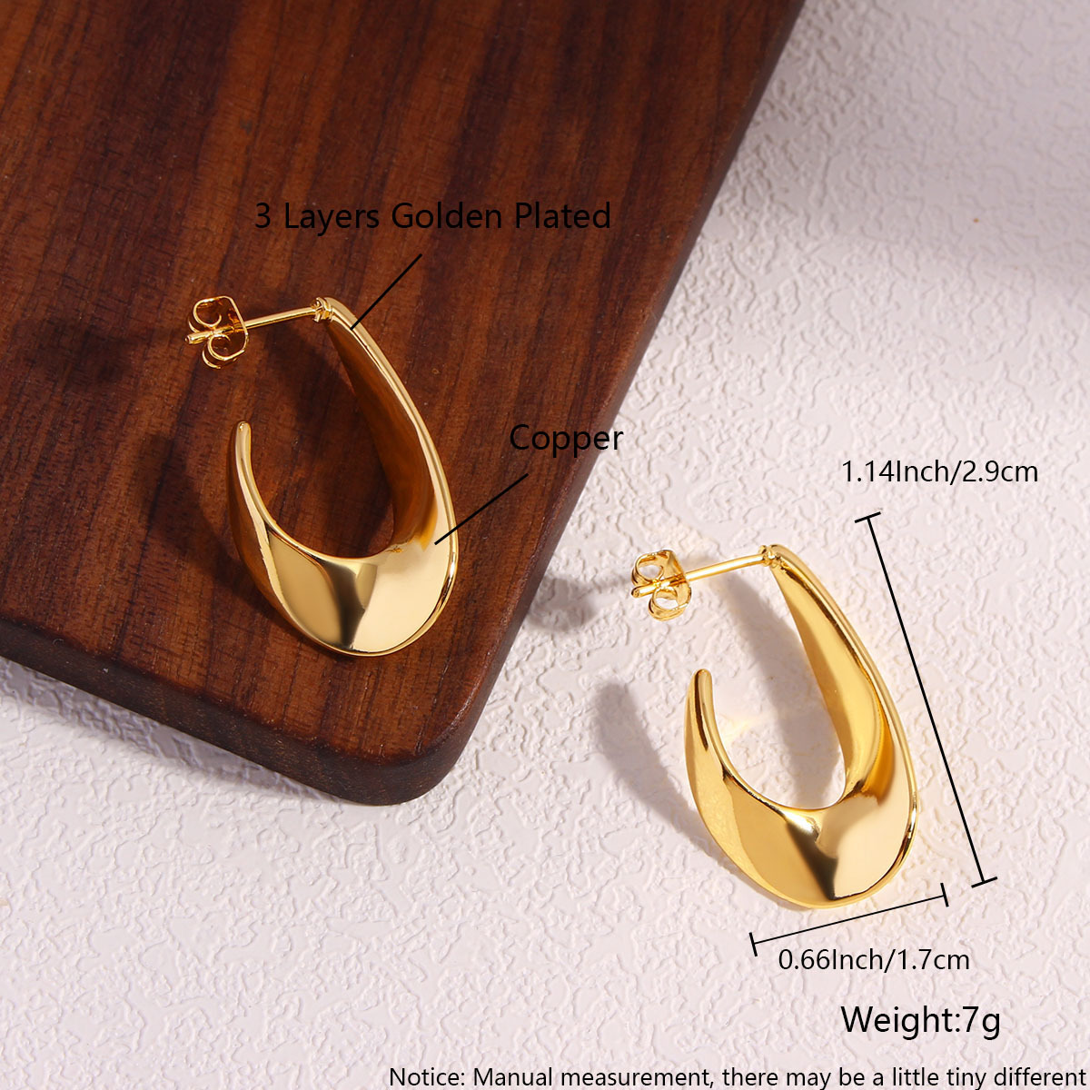 3:Gold C- shaped EJ12-1