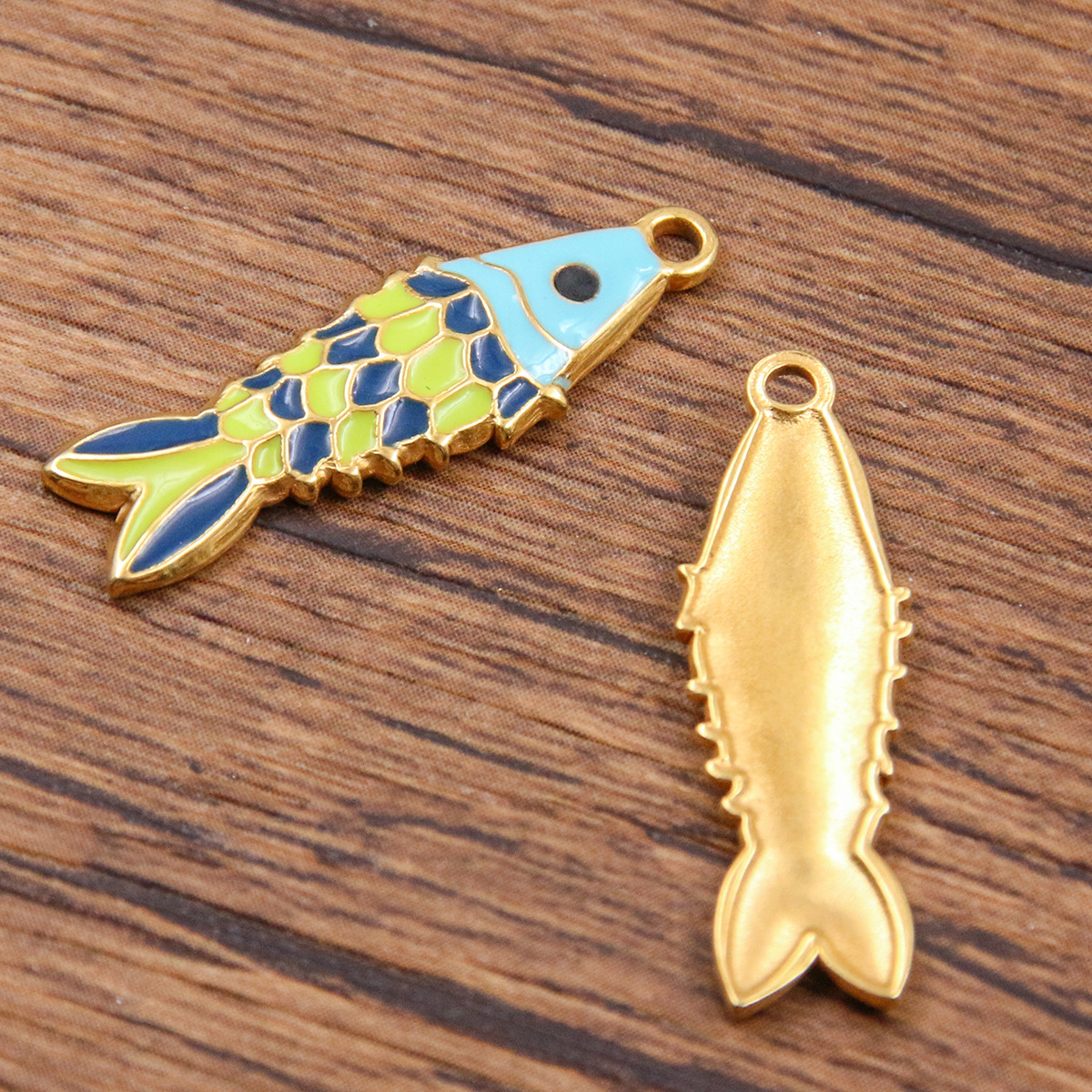 Fish blue 8x26mm