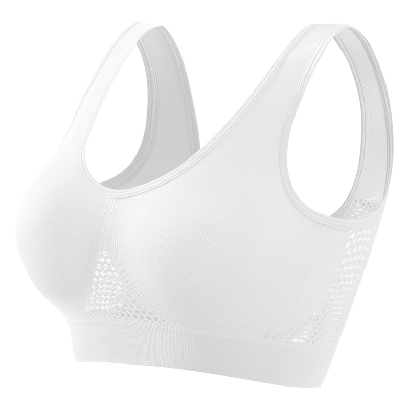 White-with chest pad