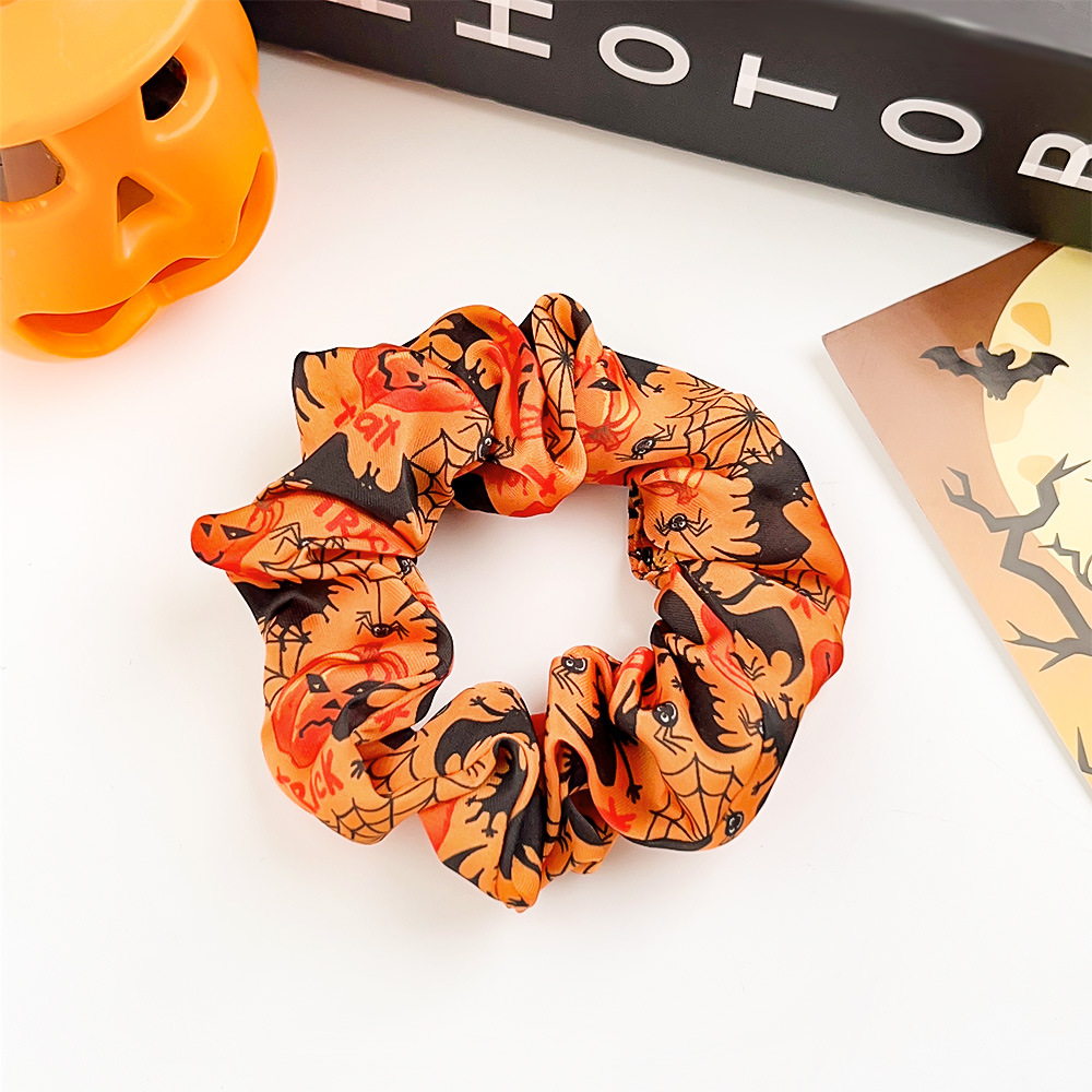 24:Halloween Circle-Bat Orange