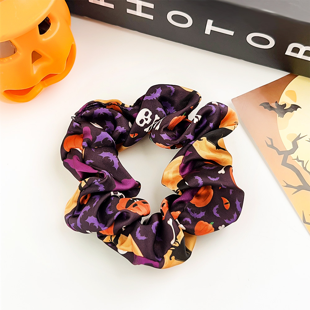 27:Halloween Circle-Pumpkin Purple