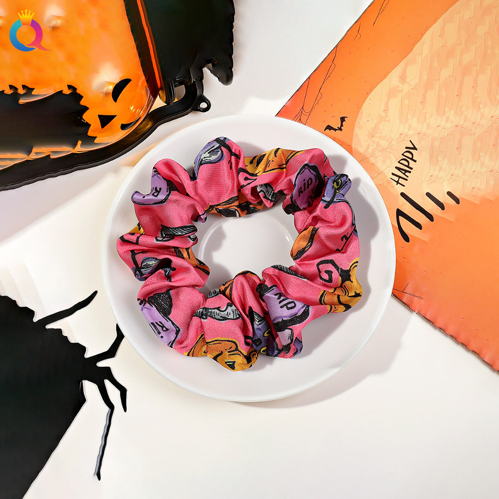 30:Halloween Circle-Pumpkin Pink