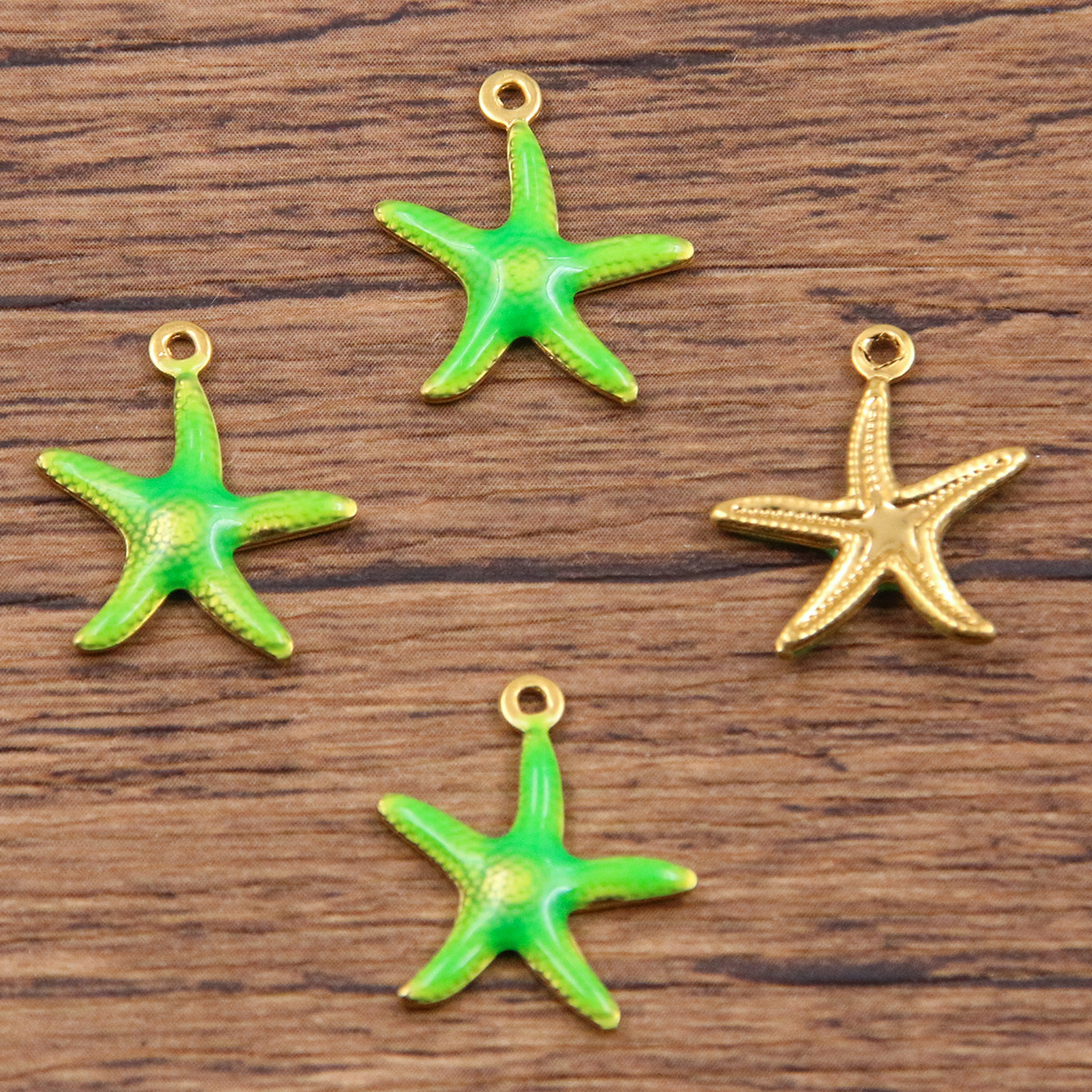 5:Starfish green 15x17mm