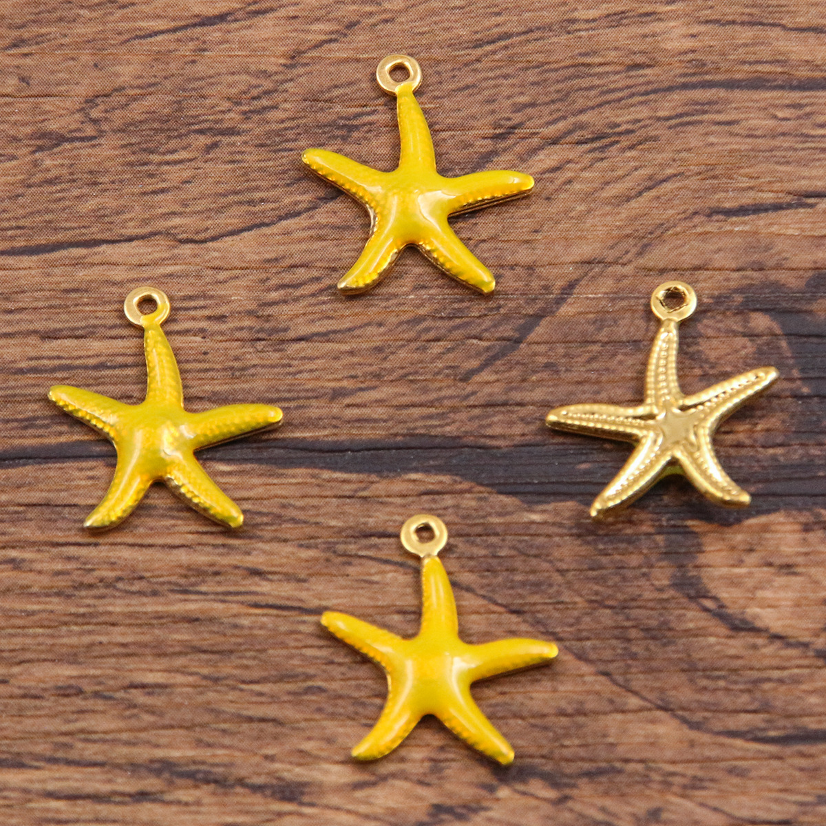 6:Starfish yellow 15x17mm