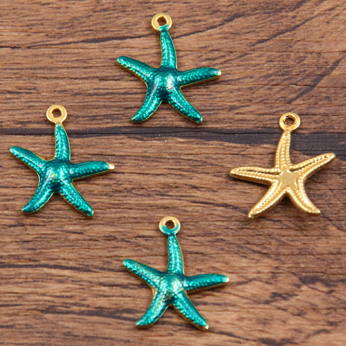 8:Starfish blue 15x17mm