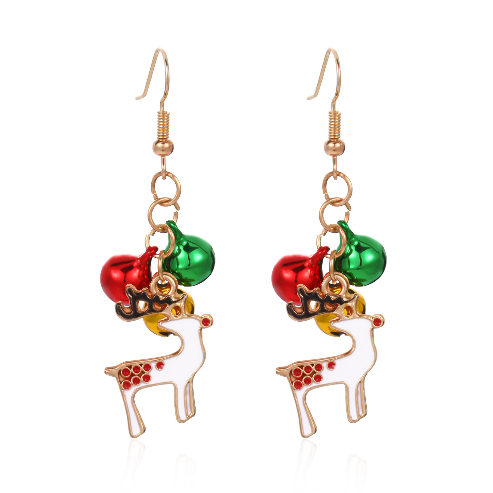 8:8. Bell Deer Earrings