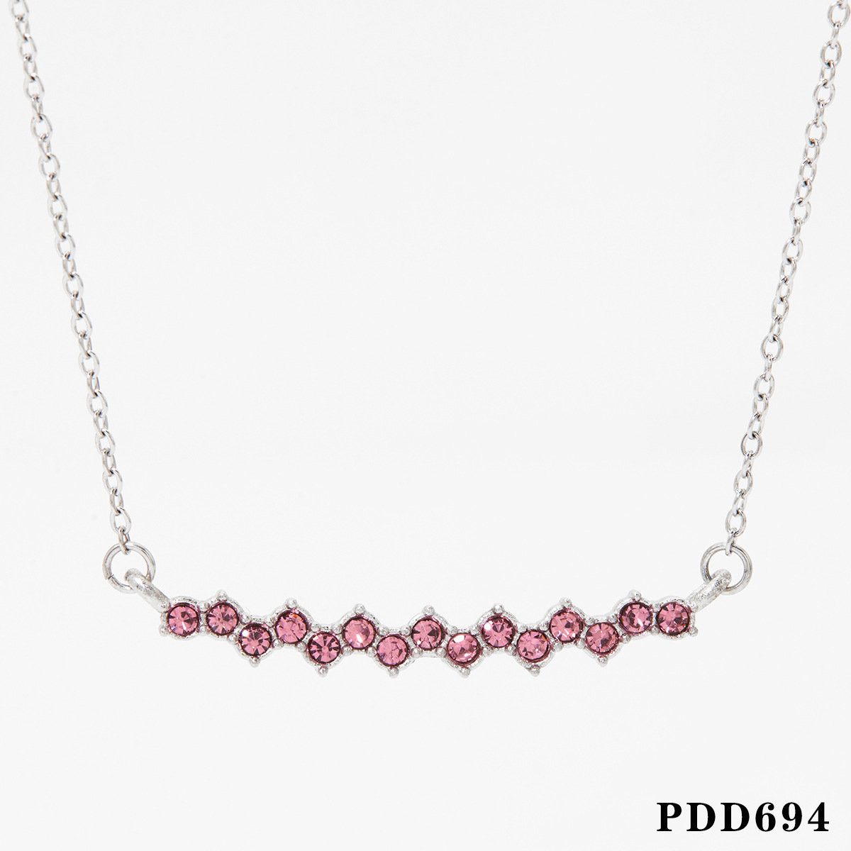 Silver pink diamond