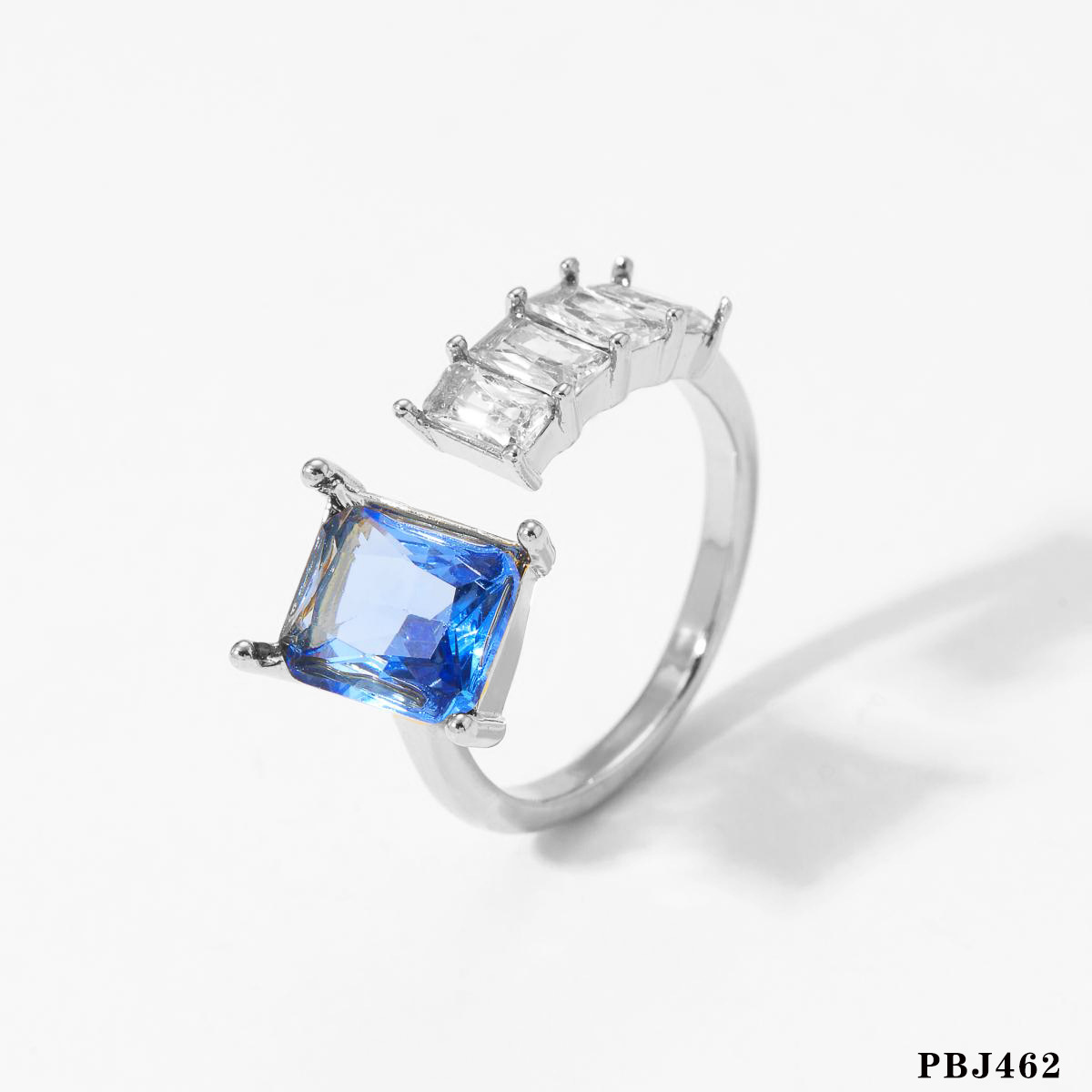 Silver blue zirconium