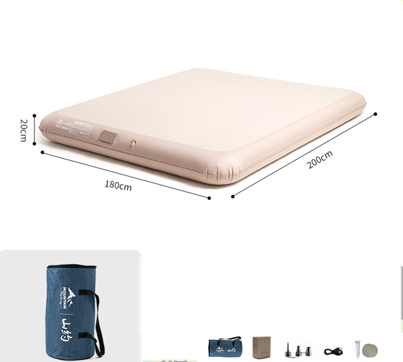 [20cm thick] three-person elastic cloud bed (200*180*20cm) [newly upgraded square cabin pump charging and pumping in one]