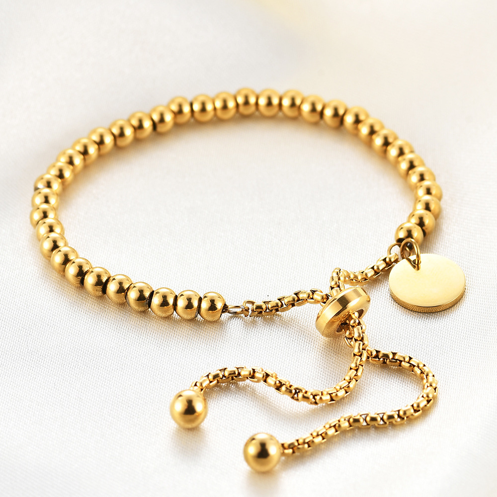 1:Gold ball bracelet