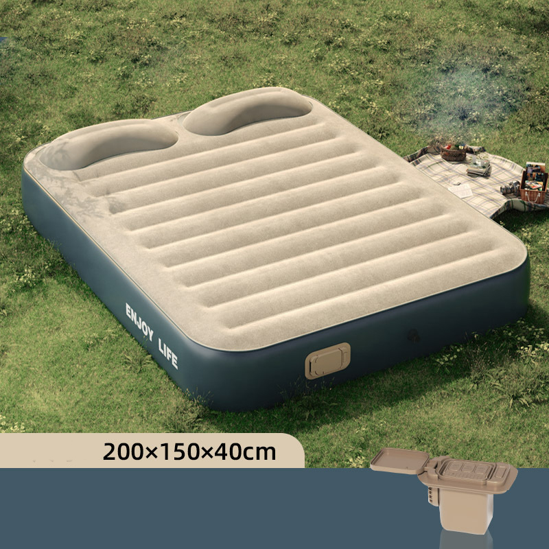 200*150*40 manye green [4000 mah built-in pump] inflatable mattress