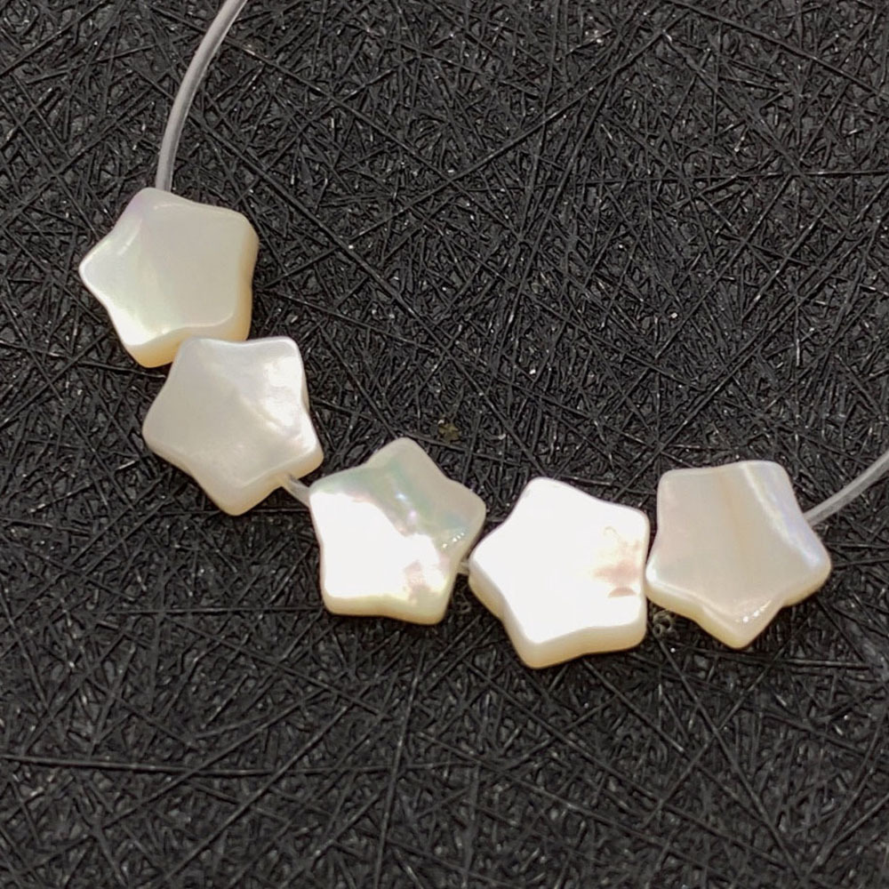 Five-pointed star white shell