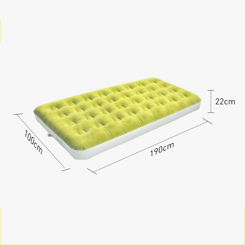 190*100*22 melilla green inflatable mattress