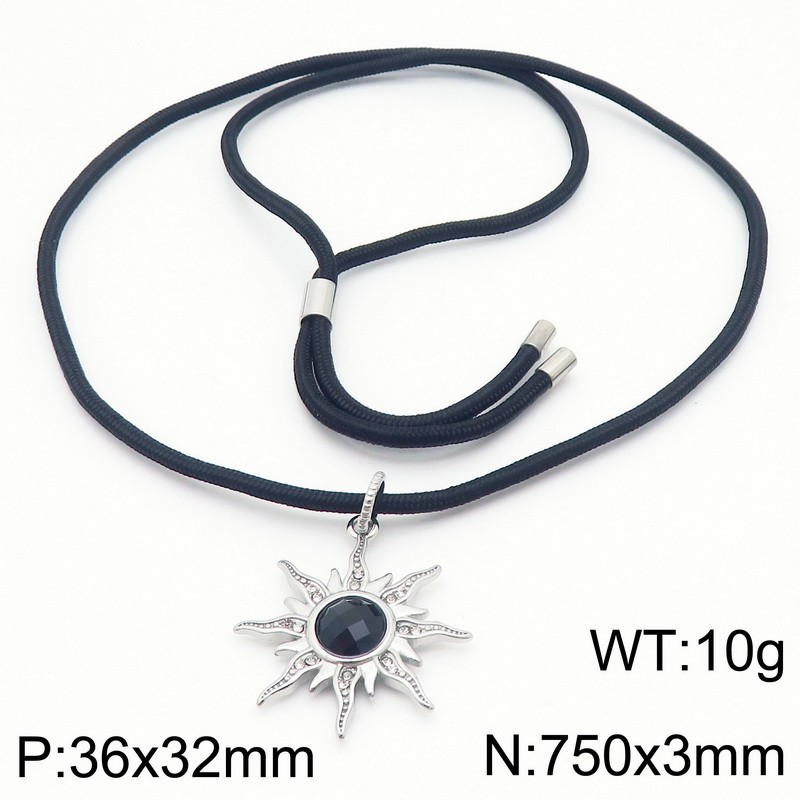 2:Steel color necklace