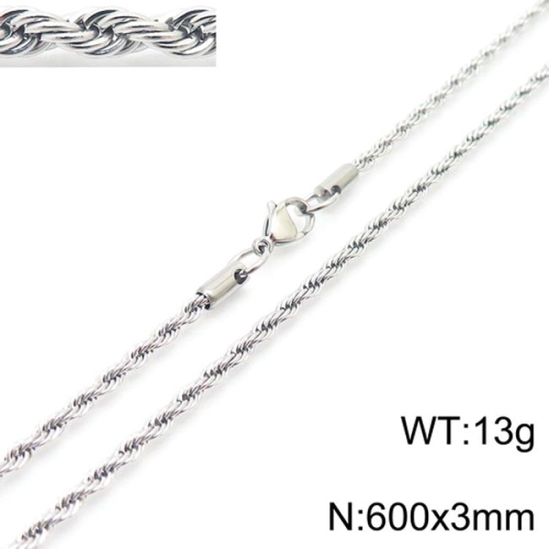 5:Steel color twist chain 60*3cm=kn228839-z