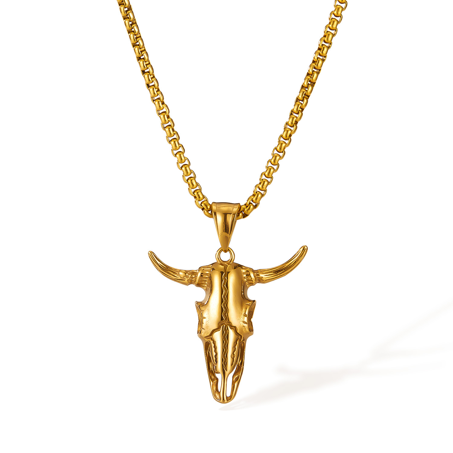 4:Gx2542-gold single pendant