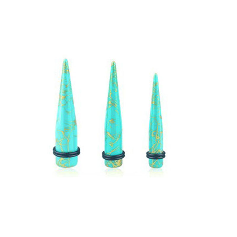 Gold thread turquoise green (single) 1.6mm