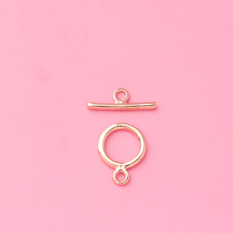 rose gold color plated 6mm