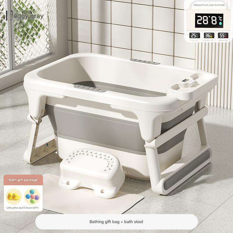 Mist Grey Bath Gift Bag Bath Stool