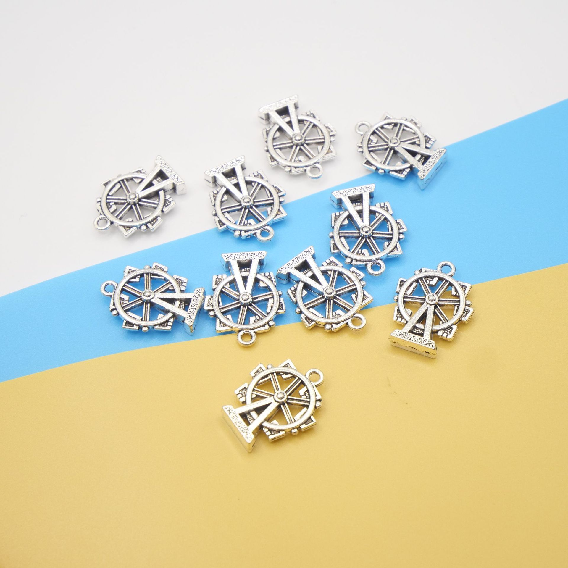 2 antique silver color